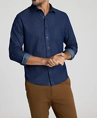 UNTUCKit Men's Slim Fit Wrinkle-Free Cinzano Button Up Shirt
