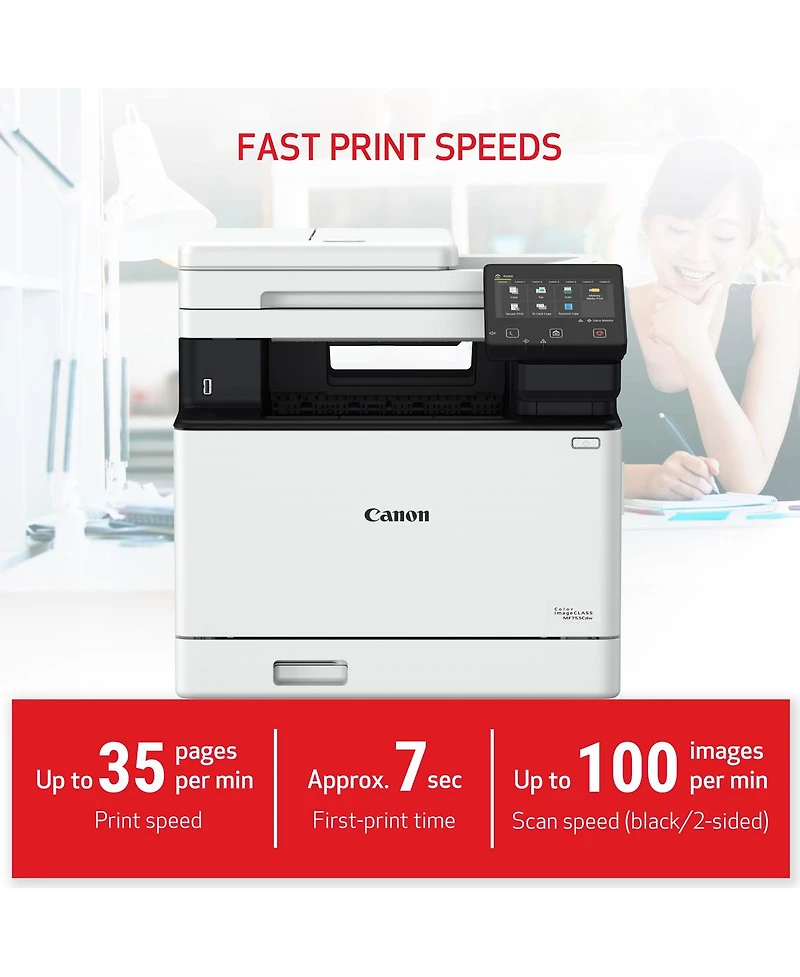 Canon Color imageCLASS MF753Cdw All-In-One Wireless Duplex Laser Printer