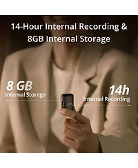 Dji Mic 2 2.4GHz 2-Person Compact Digital Wireless Microphone System/Recorder with Charging Case