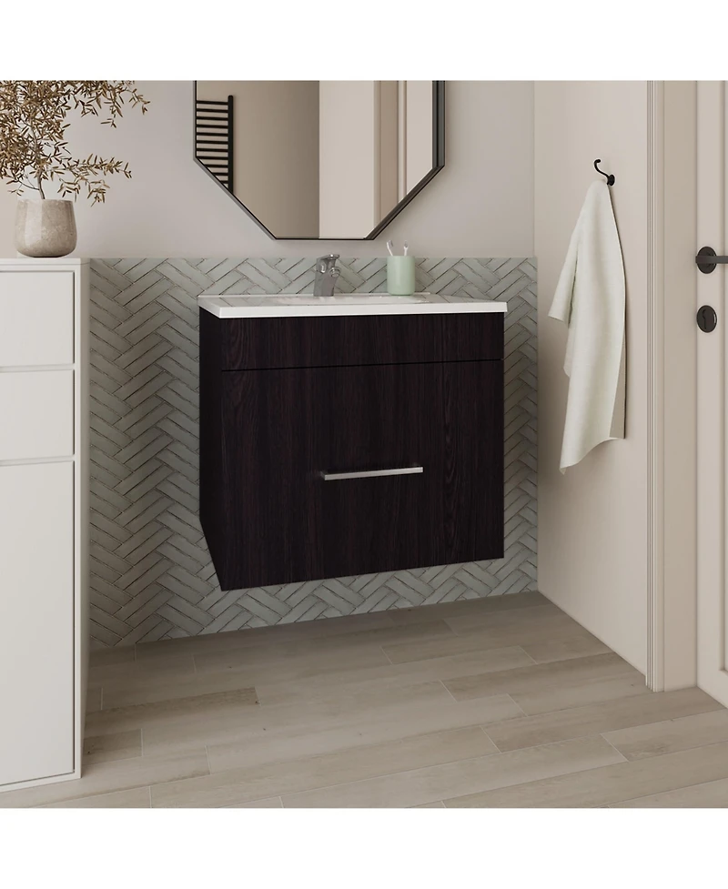 Depot E-Shop Wixom Bathroom Vanity, 1 Drawer