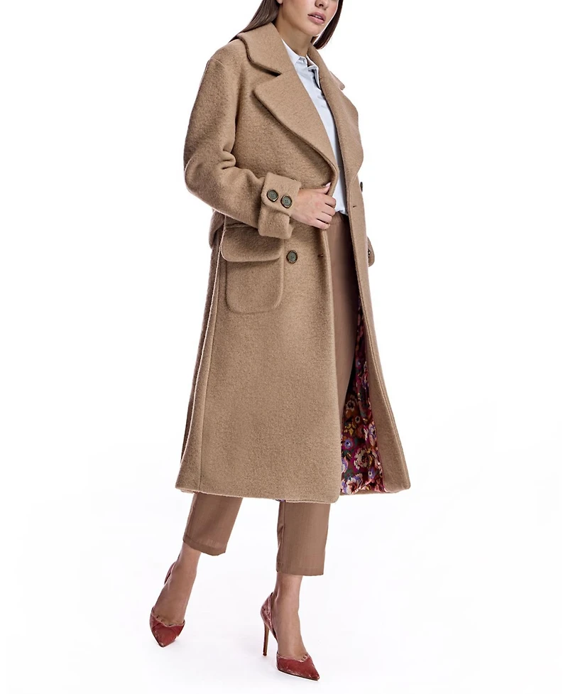 Julia & Stella by Maximilian Women's Wool Wrap Coat