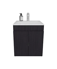 Depot E-Shop Rayle Bathroom Vanity, 2 Doors, White
