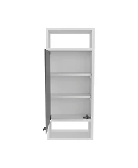 Depot E-Shop Sayre Medicine Cabinet, 1 Door, 5 Shelves, 1 Mirror, White