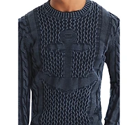 Nautica Men's Crewneck Anchor Sweater