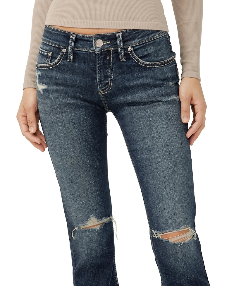 Silver Jeans Co. Women's Britt Low Rise Straight