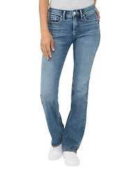 Silver Jeans Co. Women's Suki Mid Rise Slim Bootcut