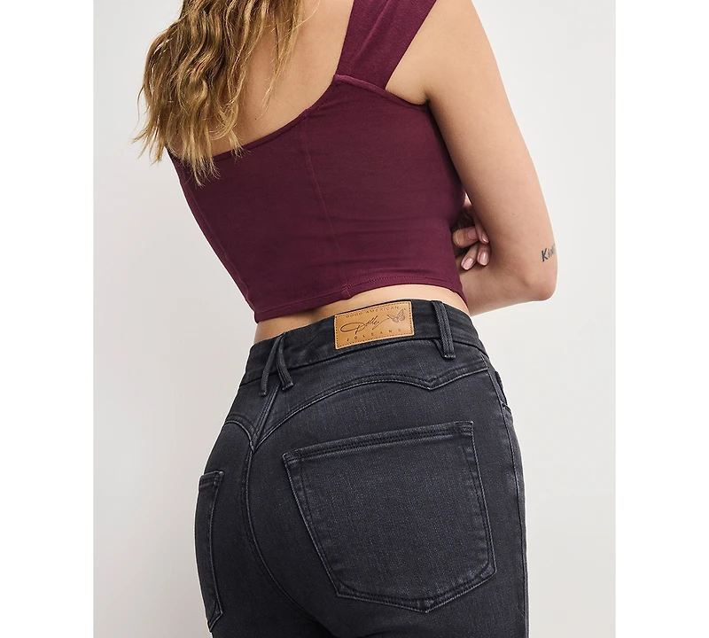 Good American Women's Dolly Joleans Flare Jeans