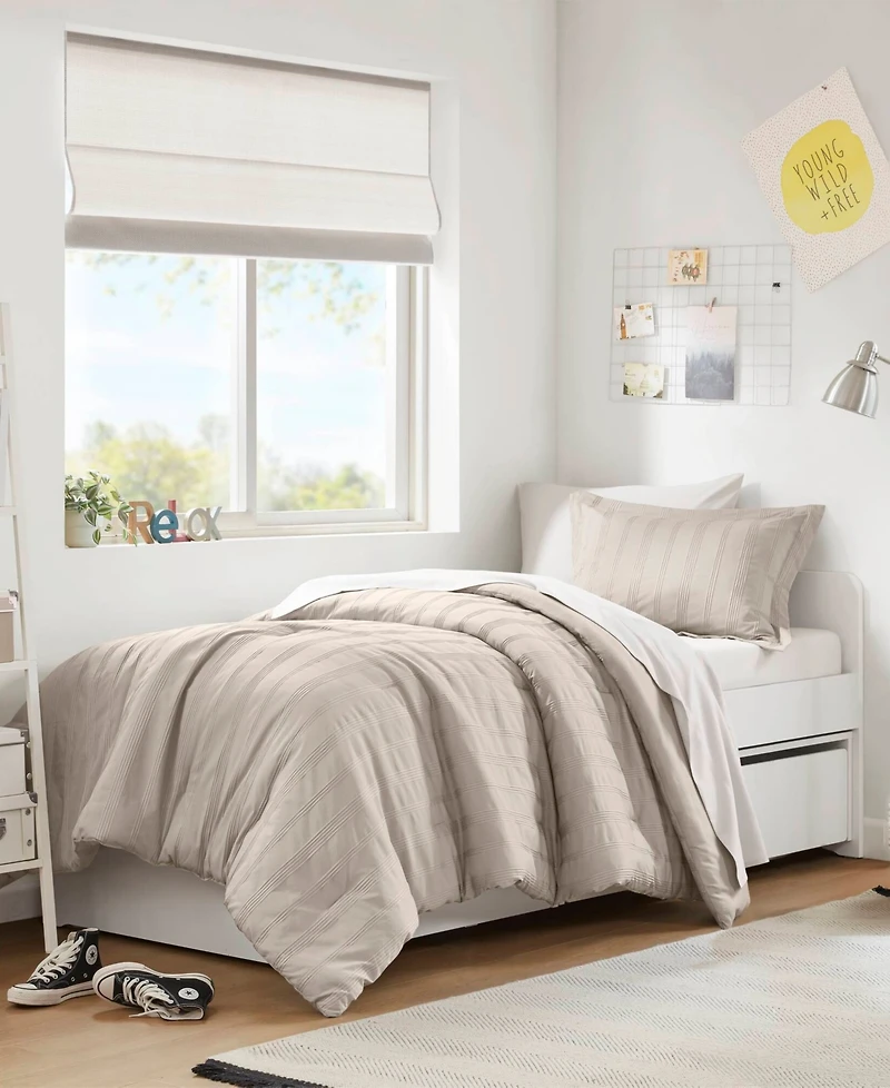 510 Design Logan Woven Striped 5-Pc. Comforter Set, Twin/Twin Xl