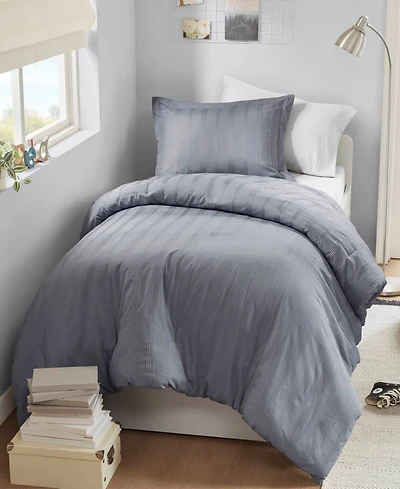 510 Design Logan Woven Striped 2-Pc. Duvet Cover Set, Twin/Twin Xl