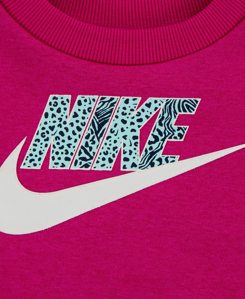 Nike Toddler Girls 2T-4T 2-Piece Wild Warmth Logo Top and Leggings Set