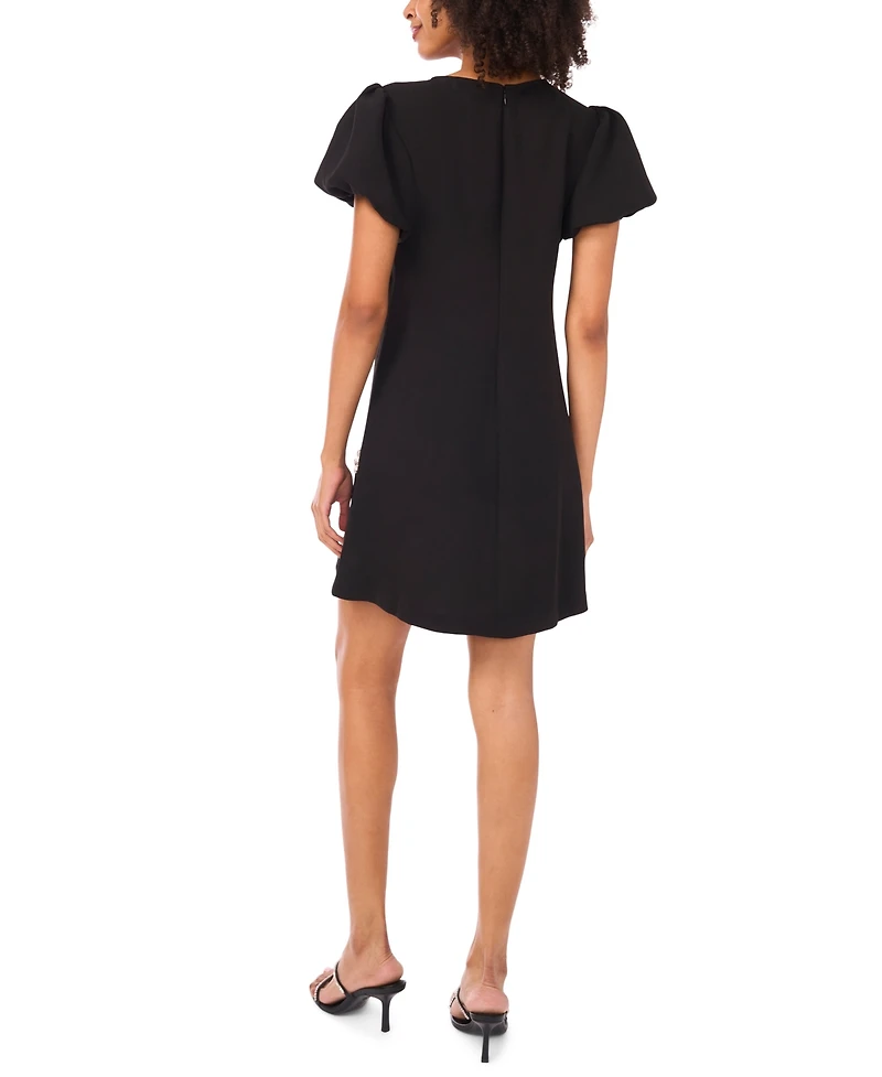 CeCe Women's Embellished Swing Dress
