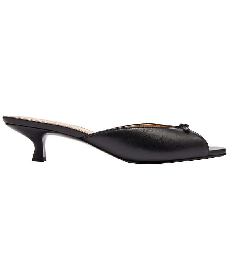 Coach Women's Kitten Heel Round Toe Dress Sandals