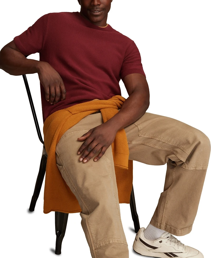 Lucky Brand Men's Short Sleeve Crewneck Sweater