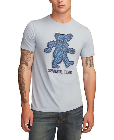 Lucky Brand Men's Grateful Dead Bear Short Sleeve T-Shirt