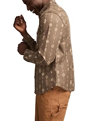 Lucky Brand Men's Long Sleeve Twill Wester Shirt