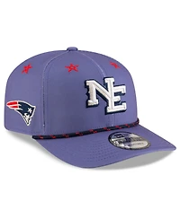 New Era Men's Blue New England Patriots 2025 Nfl Rivalries Sideline 9SEVENTY Adjustable Hat
