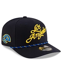New Era Men's Navy Los Angeles Rams 2025 Nfl Rivalries Sideline 9SEVENTY Adjustable Hat