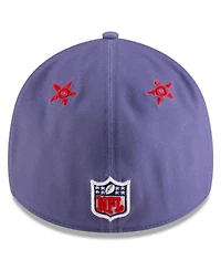 New Era Men's Blue England Patriots 2025 Nfl Rivalries Sideline 39THIRTY Flex Hat