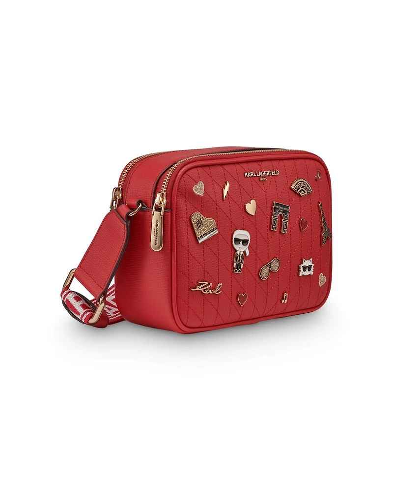 Karl Lagerfeld Paris Maybelle Zipper Crossbody Bag