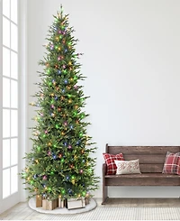 9' Pre-Lit Slim Balsam Fir Tree with 700 Color Select Led Lights, 5285 Tips