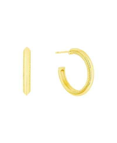 And Now This Rope Edge Hoop Earrings
