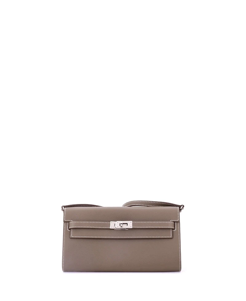 Pre-Owned Hermes Kelly To Go Wallet Evercolor