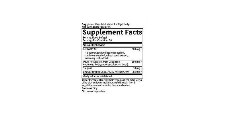 Garden of Life Menopause Plus Hair Growth ,30 Softgels