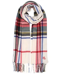 Lauren Ralph Lauren Exploded Plaid Pattern Scarf