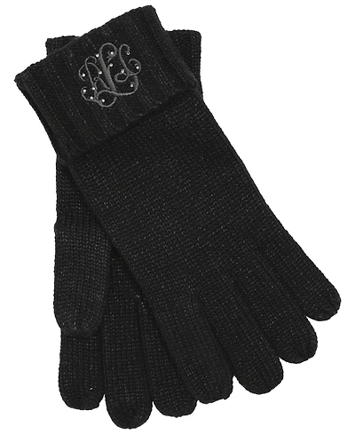 Lauren Ralph Lauren Metallic Embroidery Gloves