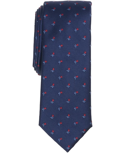 Bar Iii Men's Rose Charm Printed Tie, Macy's Exclusive