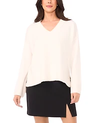 Vince Camuto Women's V-Neck Long Sleeve Sweater