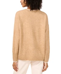 Vince Camuto Women's Tipped Crewneck Sweater