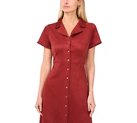 Vince Camuto Women's Tie-Back Button Down Dress