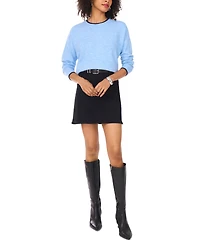 Vince Camuto Women's Tipped Crewneck Sweater