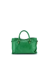 Pre-Owned Balenciaga Small City Classic Studs Bag Leather