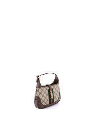 Pre-Owned Balenciaga Mini x Gucci The Hacker Project Jackie 1961 Hobo Bb Coated Canvas