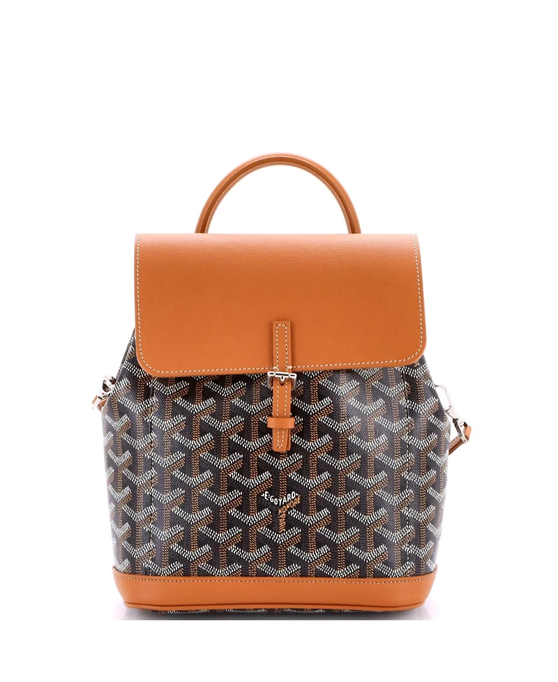Pre-Owned Goyard Mini Alpin Backpack Coated Canvas