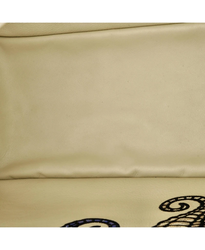 Pre-Owned Goyard Pm Anjou Reversible Tote Embroidered Coated Canvas