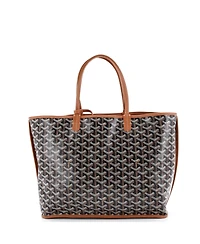Pre-Owned Goyard Gm Anjou Reversible Tote Printed Coated Canvas