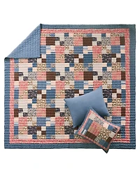 Greenland Home Fashions Shiloh Patchwork 3-Pc. Quilt Set