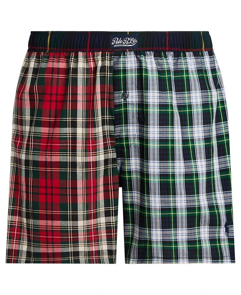 Polo Ralph Lauren Men's Plaid Woven Boxer