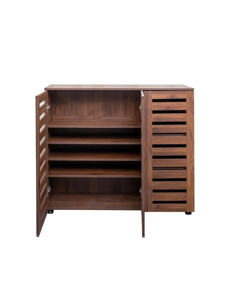Streamdale Furniture 5-Tier Shoe Cabinet with Adjustable Shelves