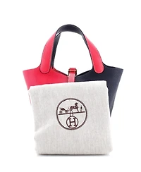 Pre-Owned Hermes Pm Casaque Picotin Lock Bag Clemence