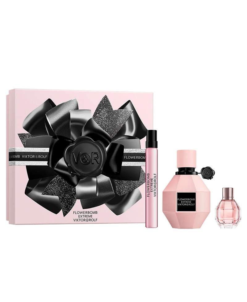Viktor & Rolf 3-Pc. Flowerbomb Extreme Eau De Parfum Gift Set