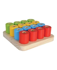 Bigjigs Toys Montessori Colorful Peg Board