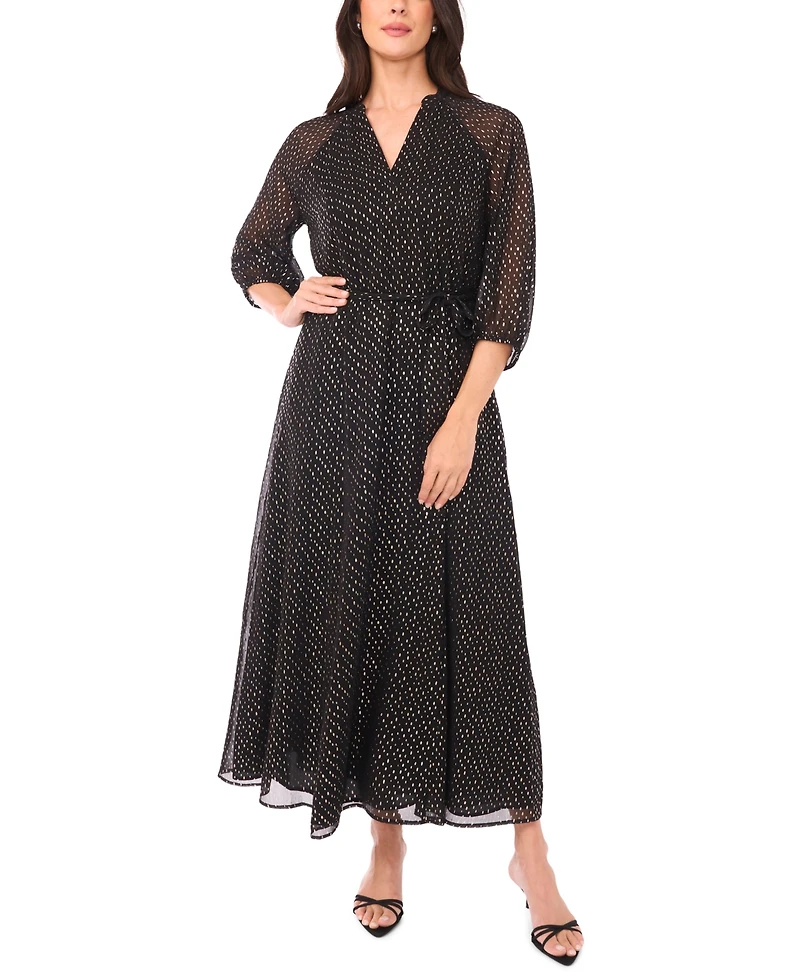 Vince Camuto Women's V-Neck Maxi Dress