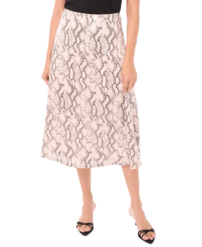 Vince Camuto Women's Bias Cut A-Line Midi Skirt