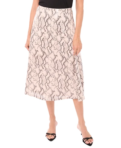 Vince Camuto Women's Bias Cut A-Line Midi Skirt