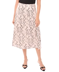 Vince Camuto Women's Bias Cut A-Line Midi Skirt