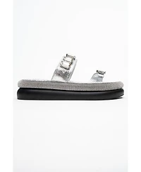 Prologue Shoes Evans Jeweled Platform Sandal (Women)